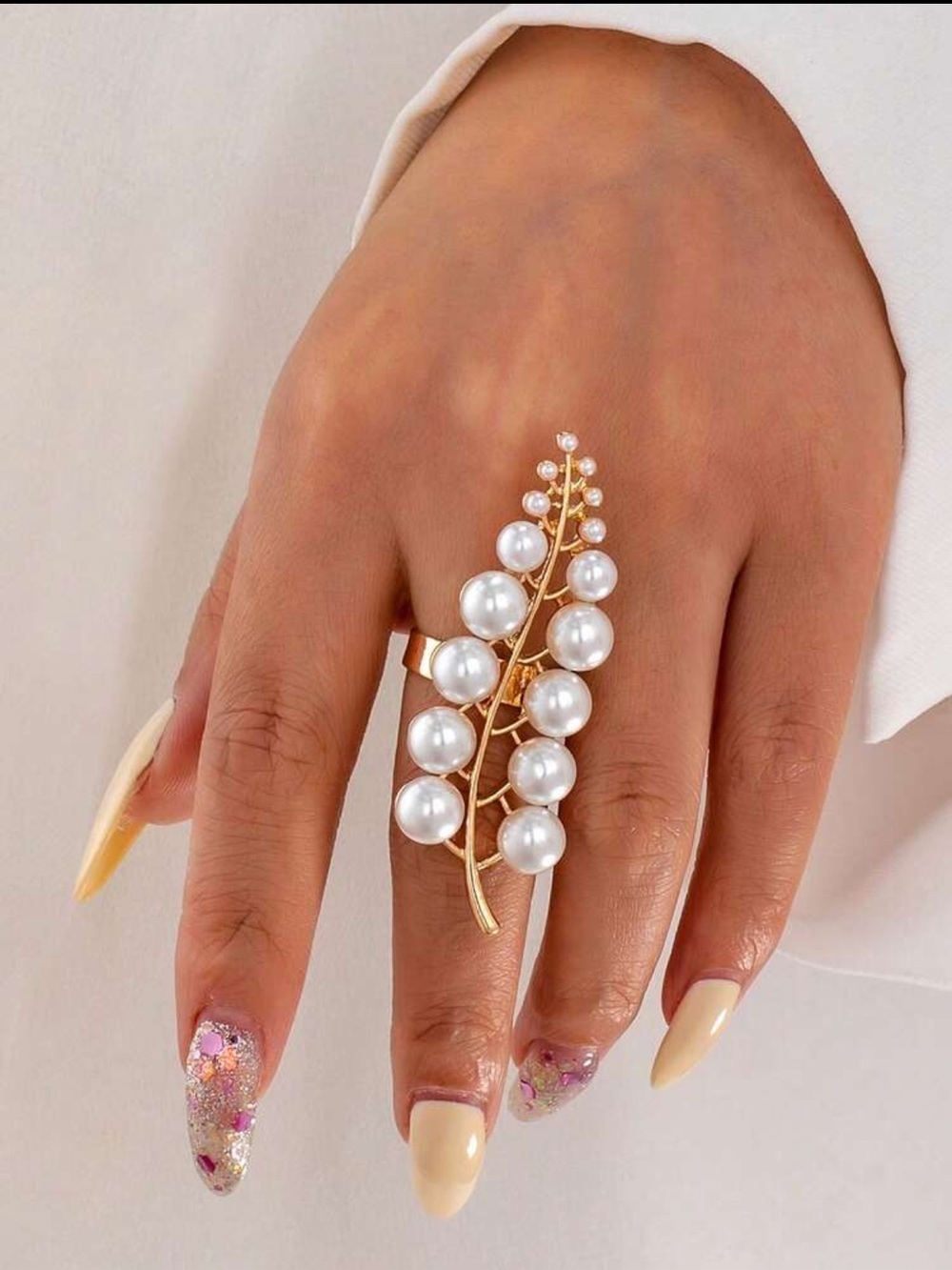 Enchanted Pearl Branch Ring